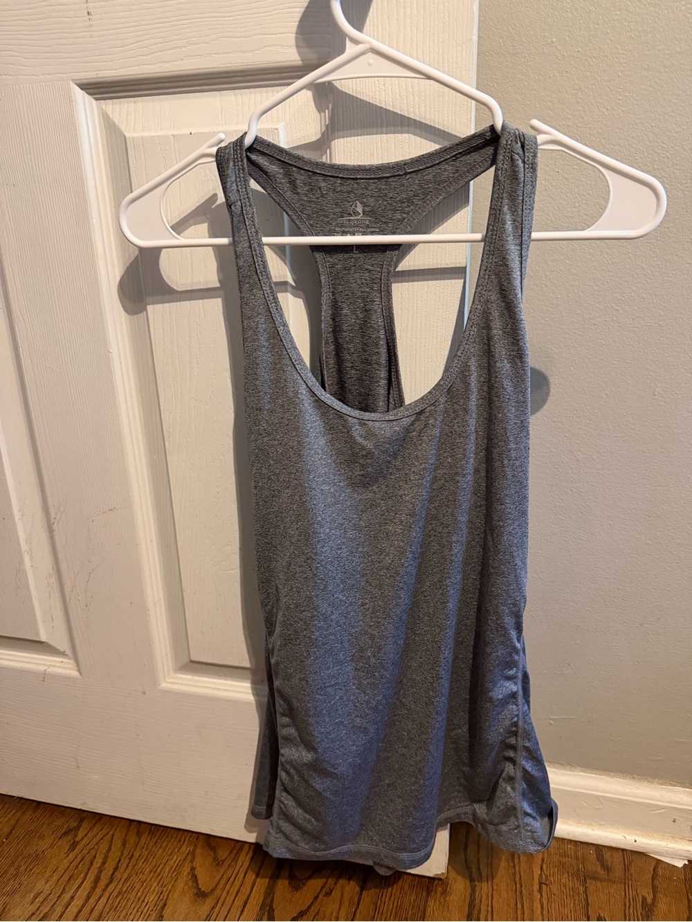 Gray Racerback Tank Top - Lightweight Women's Activewear